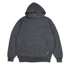 画像1: Used Russell Athletic Blank Sweat Hoodie Black Over Dye (1)