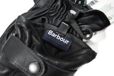 画像5: Barbour Burnished Leather Thinsulate Gloves Black バブアー (5)