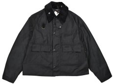 画像1: Barbour Spey Wax Jacket Black バブアー (1)