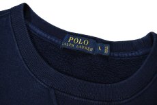 画像4: Used Polo Ralph Lauren Crew Neck Sweat Shirt Navy (4)