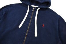 画像2: Used Polo Ralph Lauren Zip Sweat Hoodie Navy (2)