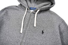 画像2: Used Polo Ralph Lauren Zip Sweat Hoodie Charcoal (2)