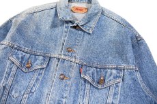 画像2: 90' Used Levi's 70507 Denim Trucker Jacket made in USA リーバイス (2)