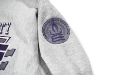 画像4: Used Crew Neck Sweat Shirt "University of Evansville" made in USA 両面プリント (4)