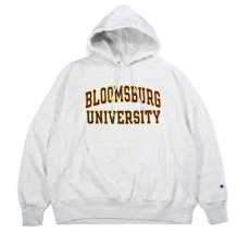 画像1: Used Champion Reverse Weave Sweat Hoodie "Bloomsburg University" 両面プリント (1)