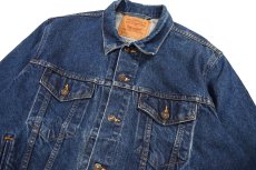 画像2: 92' Used Levi's 70506 Denim Trucker Jacket made in USA リーバイス (2)