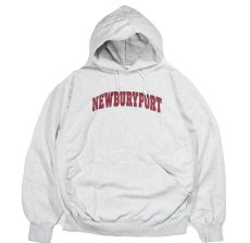 画像1: Used Sweat Hoodie "Newburyport" made in USA 両面プリント (1)