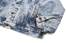 画像3: 87' Used Levi's 70507 Denim Trucker Jacket Chemical Wash made in USA リーバイス (3)