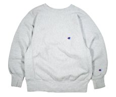 画像1: 90s Used Champion Reverse Weave Sweat Shirt Ash made in USA (1)