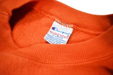 画像4: 90s Used Champion Reverse Weave Sweat Shirt Orange made in USA (4)