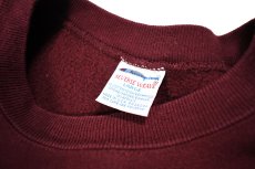 画像4: 90s Used Champion Reverse Weave Sweat Shirt Burgundy made in USA 目無し (4)