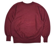 画像1: 90s Used Champion Reverse Weave Sweat Shirt Burgundy made in USA 目無し (1)