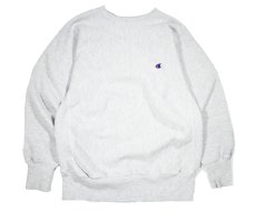 画像1: 90s Used Champion Reverse Weave Sweat Shirt Ash (1)