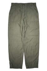 画像1: Used Us Army Cotton Sateen OG-107 Baker Pants  (1)