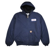 画像1: Used Carhartt Duck Active Parka Navy (1)