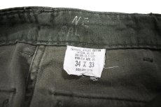 画像6: Used Us Army Cotton Sateen OG-107 Baker Pants  (6)