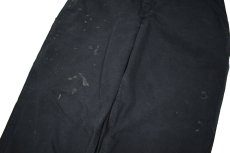 画像4: Used Carhartt Duck Carpenter Pants Black カーハート (4)