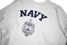 画像2: Used USNA Crew Neck Sweat Shirt (2)