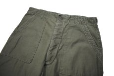 画像2: Used Us Army Cotton Sateen OG-107 Baker Pants  (2)