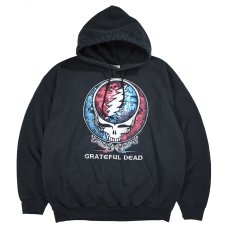 画像1: Used Liquid Blue Print Sweat Hoodie "Grateful Dead" (1)