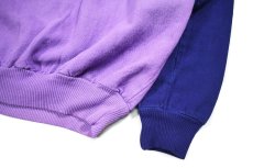 画像3: Deadstock K-Swiss Sweat Polo Purple/Navy made in USA (3)