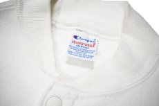 画像4: 90s Used Champion Reverse Weave Snap Cardigan "Malibu" made in USA  (4)