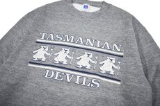 画像2: Used Russell Athletic Sweat Shirt "Tasmanian Devils" made in USA (2)