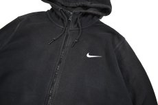 画像2: Used Nike Zip Sweat Hoodie Black (2)