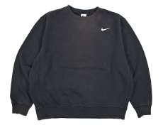 画像1: Used Nike Sweat Shirt Black (1)