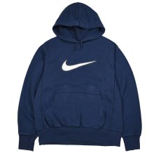 画像1: Used Nike Pullover Sweat Hoodie Navy (1)