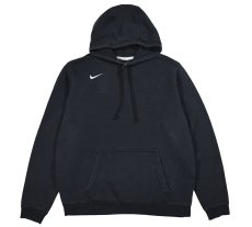 画像1: Used Nike Pullover Sweat Hoodie Black (1)