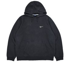 画像1: Used Nike Pullover Sweat Hoodie Black (1)