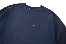 画像2: Used Nike Sweat Shirt Navy (2)