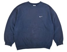 画像1: Used Nike Sweat Shirt Navy (1)