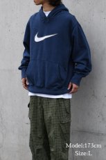 画像5: Used Nike Pullover Sweat Hoodie Navy (5)