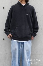 画像5: Used Nike Pullover Sweat Hoodie Black (5)