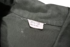 画像5: Used Us Military Cotton Sateen OG-107 Utility Shirt (5)