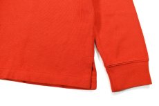 画像3: Deadstock Polo Ralph Lauren Quarter Zip Knit Sweater Orange ラルフローレン (3)