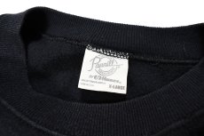 画像4: Used Pannill by Hanes Raglan Sleeve Blank Sweat Shirt Black made in USA (4)