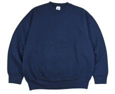 画像1: Used BVD Blank Sweat Shirt Navy (1)