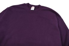 画像2: Used Jerzees Blank Sweat Shirt Purple made in USA (2)