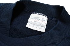 画像4: Used Fruit of the Loom Raglan Sleeve Blank Sweat Shirt Navy (4)