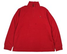 画像1: Used Polo Ralph Lauren Quarter Zip Knit Sweater Red ラルフローレン (1)