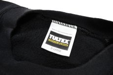 画像4: Used Tultex Raglan Sleeve Blank Sweat Shirt Black made in USA (4)