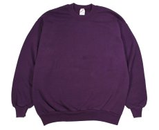 画像1: Used Jerzees Blank Sweat Shirt Purple made in USA (1)