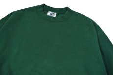 画像2: Used Lee Blank Sweat Shirt Green made in USA (2)