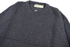 画像2: Deadstock St John's Bay Nep Cotton Knit Sweater made in USA (2)