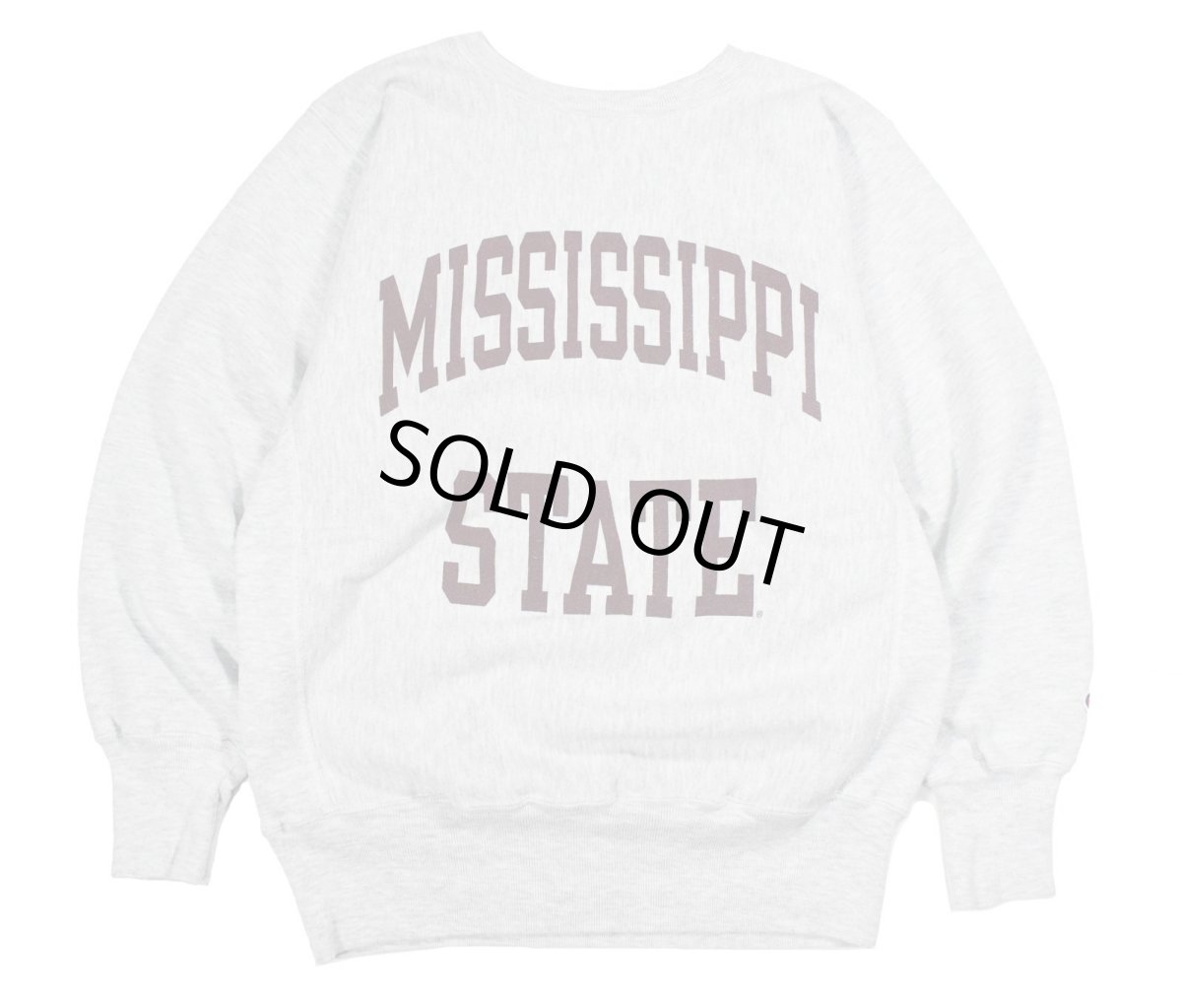 画像1: 90s Used Champion Reverse Weave Sweat Shirt "Mississippi State" (1)