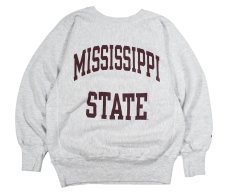 画像1: 90s Used Champion Reverse Weave Sweat Shirt "Mississippi State" (1)