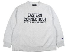 画像1: Used Champion Reverse Weave Sweat Shirt "Eastern Connecticut State University" (1)